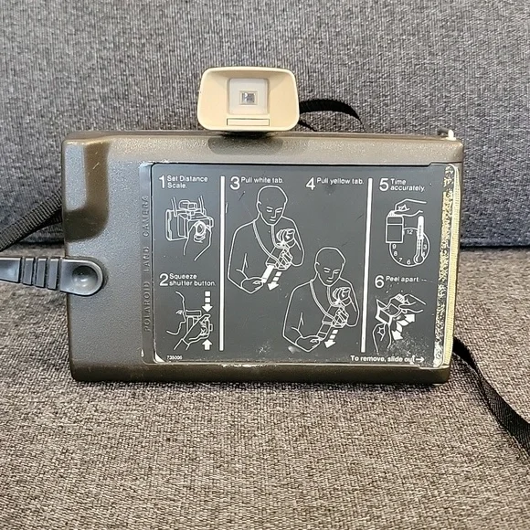 Polaroid Sears Vintage Special Minute Maker Camera - Black and Tan - Picture 2 of 4
